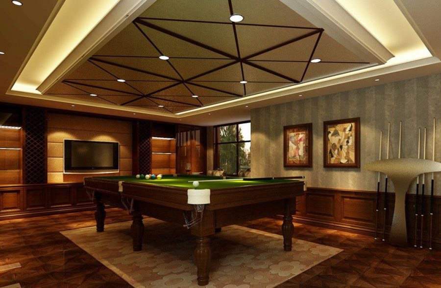 Trần thạch cao giật cấp,đèn led âm trần đẹp 2019